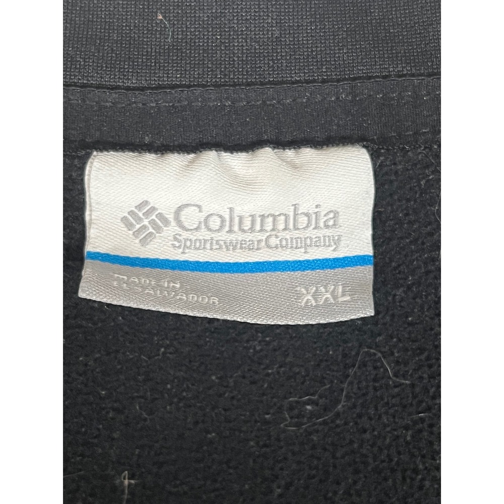 Columbia Mens XXL Gray Black Colorblock Half Zip Pullover Performance Shirt - Picture 5 of 10